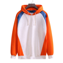 2021 Oversized  Autumn New Large Size  Men's Sports Leisure Stitching Raglan Sleeve Hooded Men's plus-size hoodies